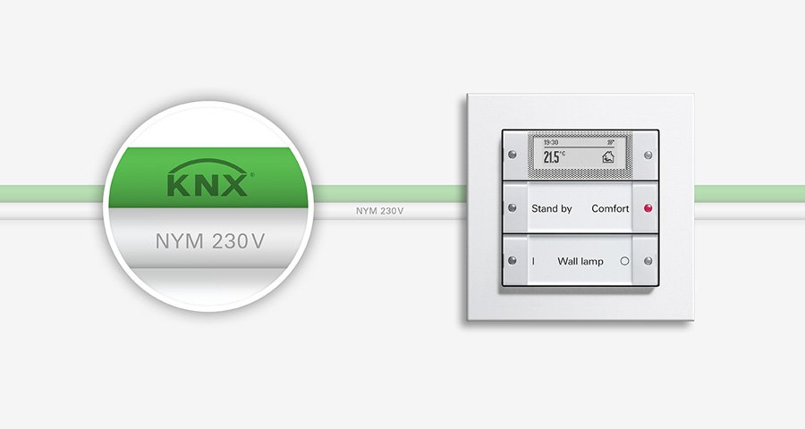 Cable y funcionamiento KNX 